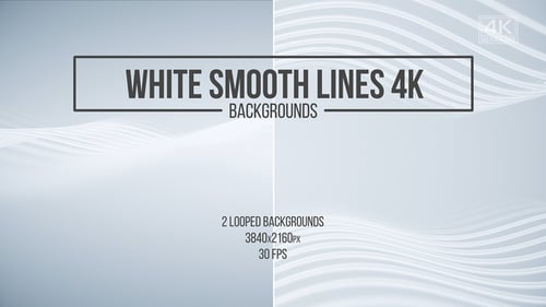 Minimalist Abstract Wavy Lines Looping Background Pack