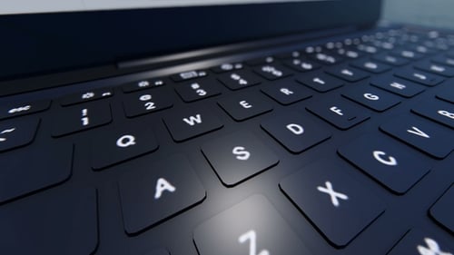Move Black Laptop Keyboard