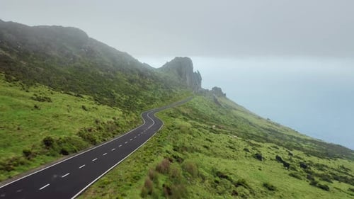 Luftaufnahmen der fantastischen unberührten Landschaft