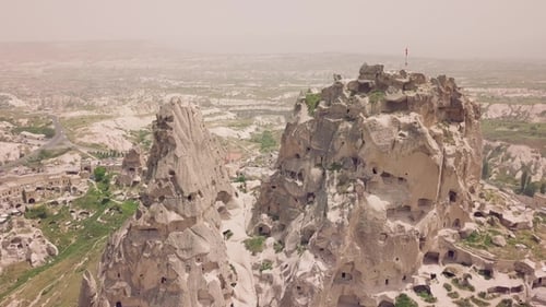 Uchisar Caves in Cappadocia