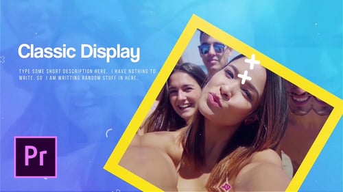 Dynamic Photo Video Opener with Geometric Frames