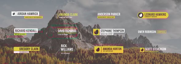 Minimal Lower Thirds