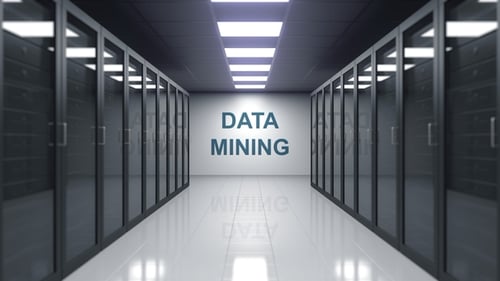 DATA MINING Caption on the Wall of a Server Room