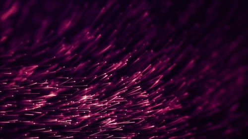 Abstract Glowing Particle Trails Background Animation
