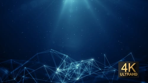 Futuristic Glowing Plexus Network Connection Background