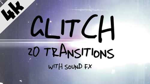 Dynamic Glitch Digital Transitions Pack