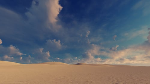 Desert and Clouds