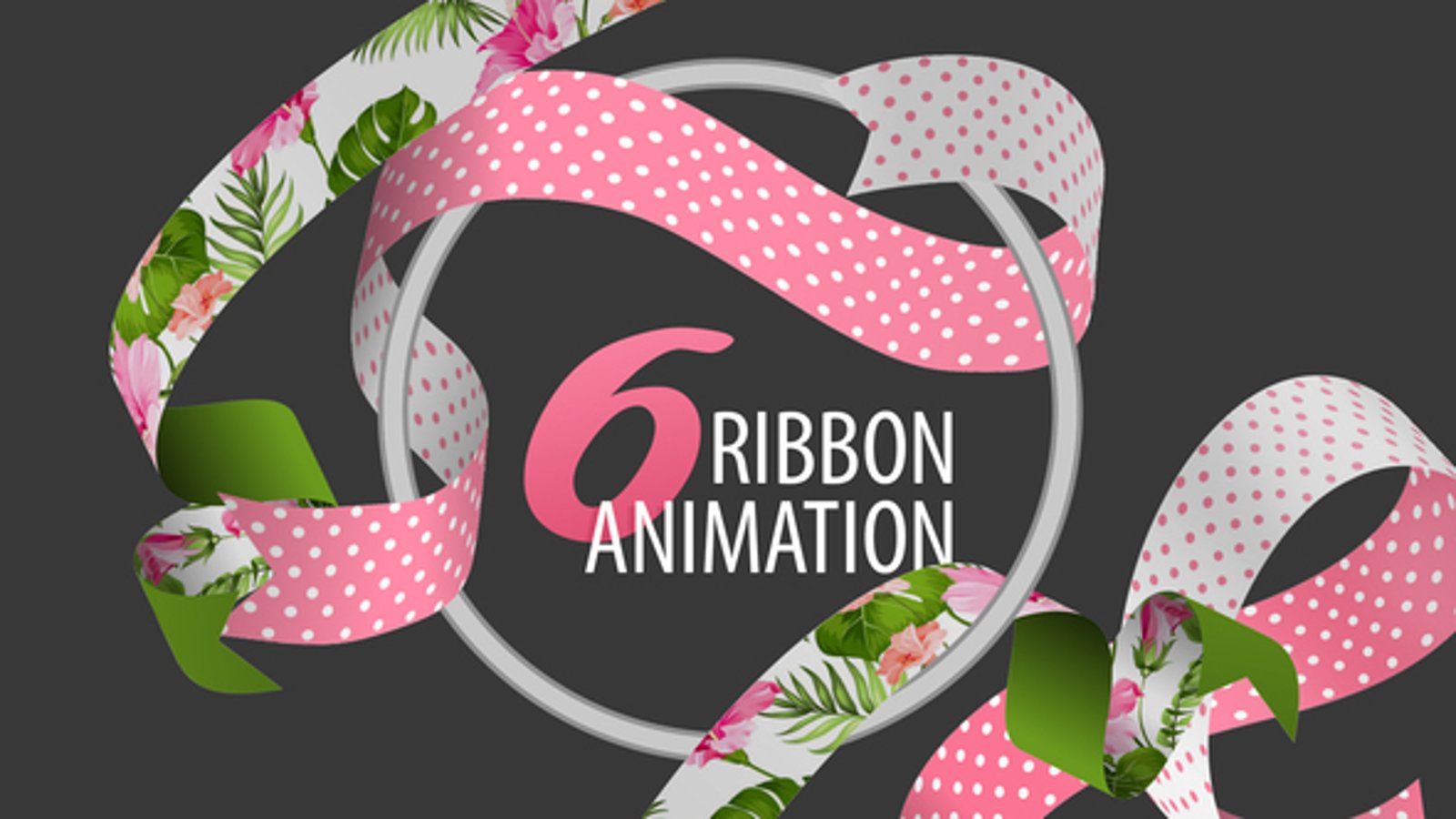 Dynamic 3D Animated Ribbon Element Pack, Elements ft. ribbon & lower ...