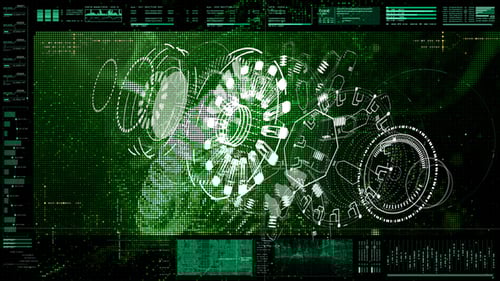 Affichage tête haute de l'interface utilisateur futuriste 05