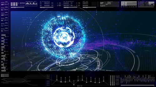 Affichage tête haute de l'interface utilisateur futuriste 07