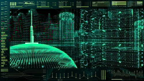 Affichage tête haute de l'interface utilisateur futuriste 08