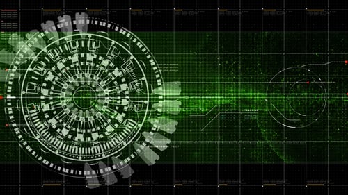 Affichage tête haute de l'interface utilisateur futuriste 13