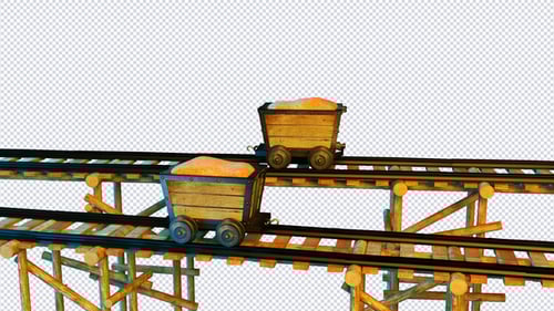 Ancient Mine Trolleys