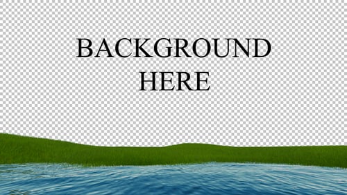 Grass and Lake