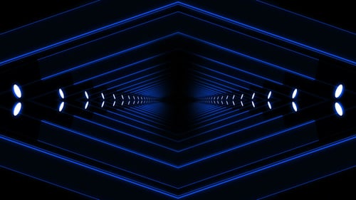 Blue Lines Background Loop