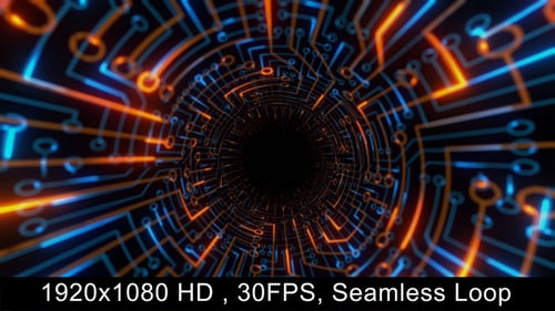 Circuit Tunnel Fly Through
