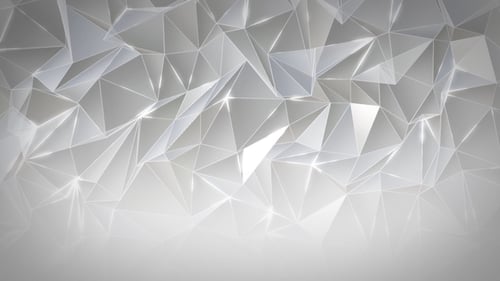 White Triangle Polygon Background