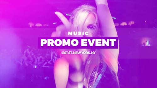 Promoção de evento musical
