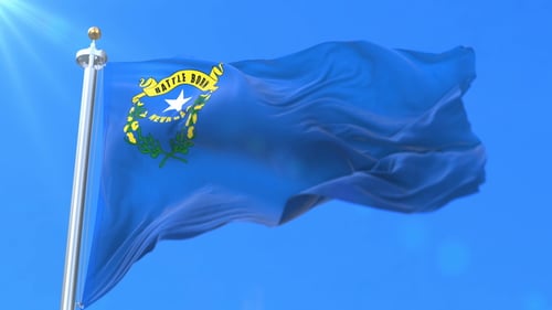 Flag of American State of Nevada