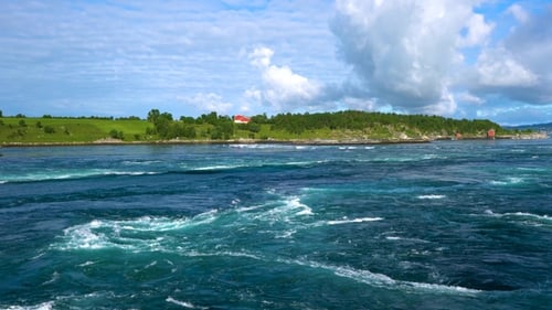 Whirlpools of the Maelstrom of Saltstraumen, Nordland, Norway
