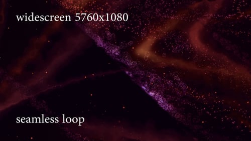 Widescreen Abstract Cosmic Particle Energy Seamless Loop