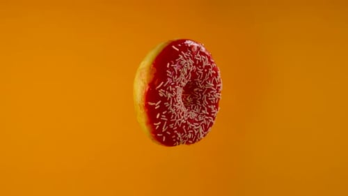 Delicious Sweet Donut Rotating