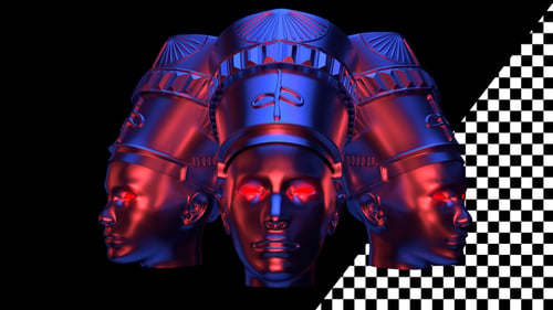 Nefertiti Heads VJ Loop