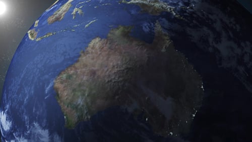 Earth Zooms In On Australia