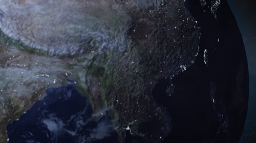 Earth Zooms In On China