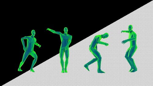 Dançarina de festa Low Poly 2