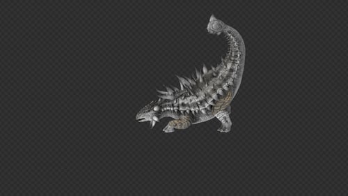 Ankylo Dinosaur Tail Pound Tail Sweep Walk 12 IN 1