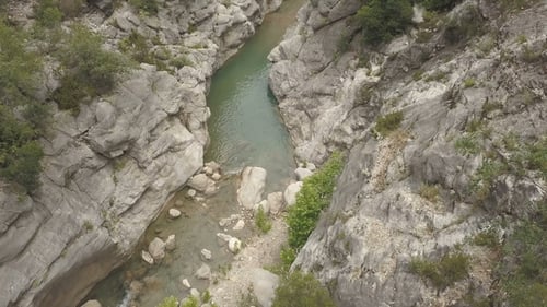 Images aériennes de la rivière Mountain