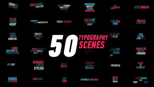 50 Typografie-Szenen für Premiere Pro