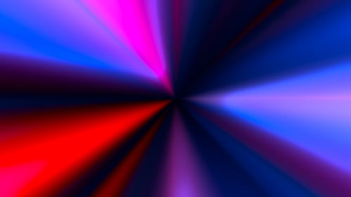 Colorful Ray Light Beam