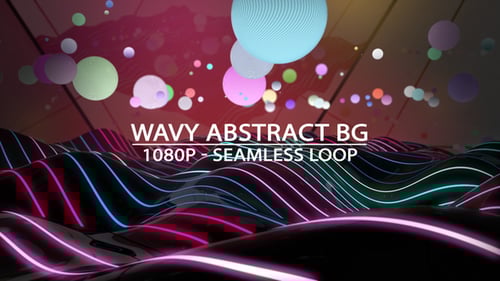 Wavy Abstract Background