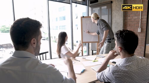 Team Working At The Office