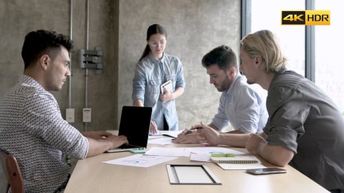 Teamwork Meeting At Office