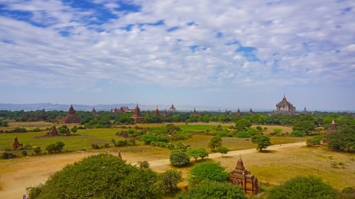 Temples à Bagan, Myanmar (Birmanie)