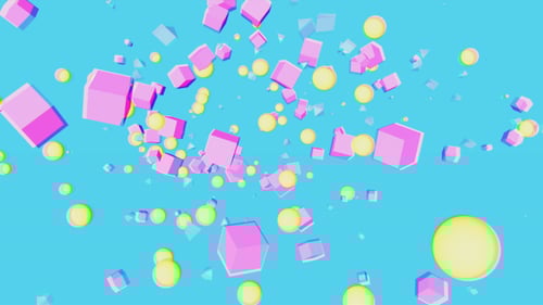 Abstract Pop Geometric Background