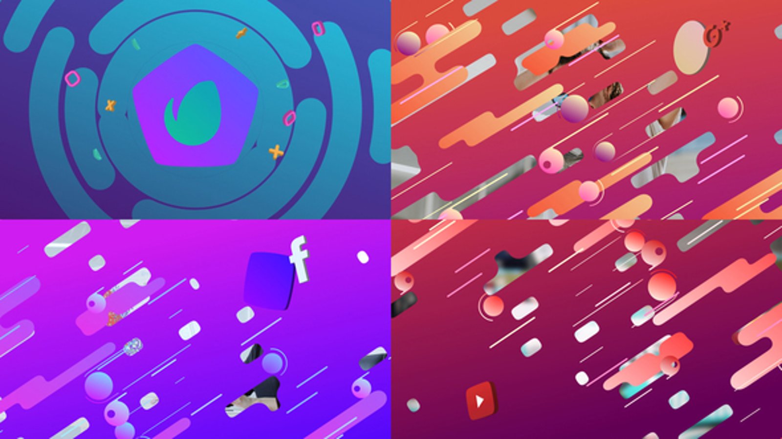 Dynamic Gradient Shape Logo Reveal, Logo Stings ft. logo & intro - Envato