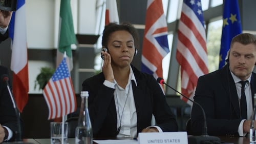Diverse Members of International Summit Clapping