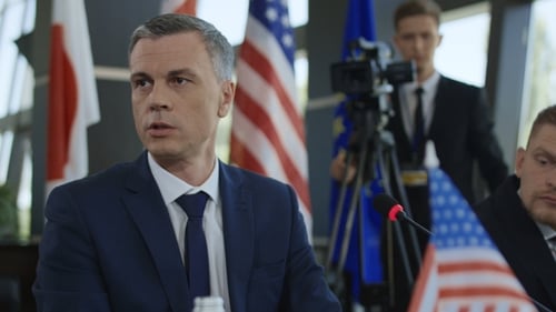 Spokesman From United States Delivering Speech on Summit