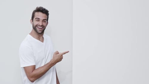 Guy Searching In Studio