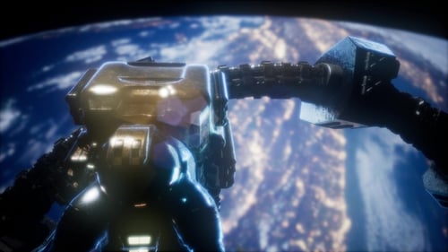 Astronaute et Station spatiale internationale