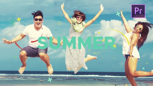 Colorful Photo Slideshow for Summer Travel and Holidays