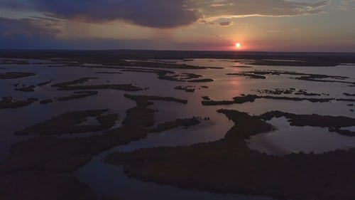 Aerial View of Lake