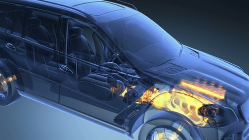 Transparent Car Rotate