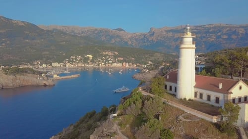 Port De Soller Aerial View, Majorca