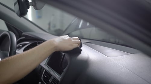 Car Interior Detailing and Cleaning Dashboard