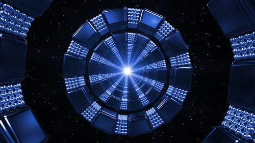 Blue Glitter Background